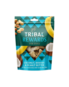 Tribal Beloningssnack Cocos, Banaan & Pindakaas 125 g