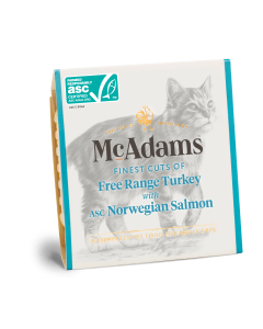 McAdams Nat Kattenvoer Vrije Uitloop Kalkoen met Noorse Zalm 100 g