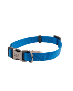 Great&Small Classic Dog Collar Blue