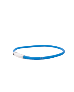 Great&Small Glow LED Rechargeable Dog Collar Blue