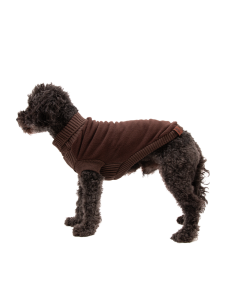 Great&Small Country Fleece Jumper Dog Coat Brown