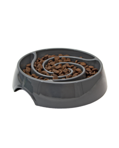 Great&Small Slow Down Pet Bowl Swirl Grey Ø 21,5 cm