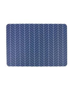 Great&Small Placemat voor Voerbak Zigzag Blauw 43 x 30 cm