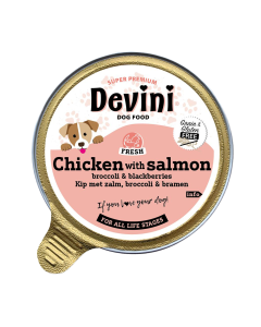 Devini Nat Hondenvoer Kip & Zalm 85 g