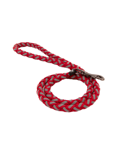 Great&Small Plaited Glow Dog Lead Red 100 cm