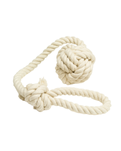 Great&Small Dog Toy Knotted Rope with Ball Tug 46 cm