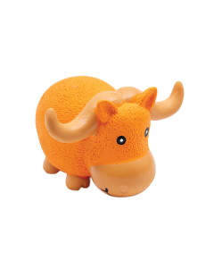 Great&Small Dog Toy Latex Grunting Bull with Horns 12 cm