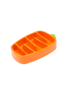 Great&Small Slow Down Pet Bowl Orange