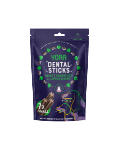 Yora Hondensnack Dental Sticks Insect met Appel & Munt