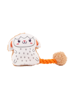 Little&Lively Puppy Toy Lamb with Rope 11 cm