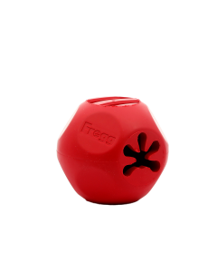 Frogg Dog Toy Bobbly Ball Chew Treat Red