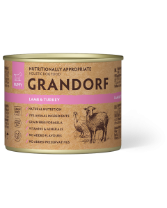 Grandorf Wet Dog Food Puppy Lamb & Turkey