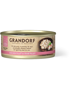 Grandorf Wet Cat Food Chicken Breast with Crab 70 g