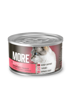 More +Kidney Nat Kattenvoer Zalm & Forel 190 g