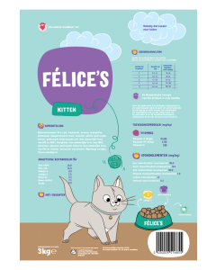 Félice's Dry Cat Food Kitten Chicken 3 kg