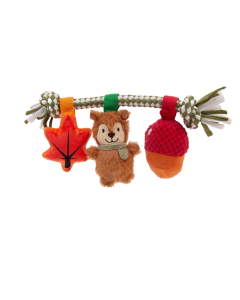 Great&Small Autumn Animals Squirrel Rope Dog Toy 30 cm