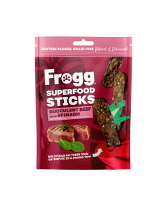 Frogg Superfood Sticks Hondensnacks met Rund & Spinazie 100 g