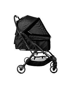 Prime Line Foldable Pet Stroller Black up to 20 kg