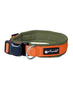 Petlando Magnetech Halsband Groen & Oranje