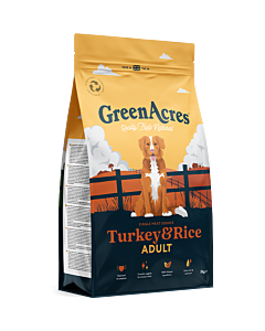 GreenAcres Hondenbrokken Adult Kalkoen & Rijst