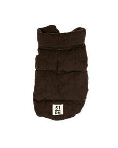 51DN Dog Winter Coat Velour Brown