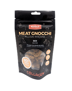 4Dogs Vlees Gnocchi Eend met Hertengewei 100g