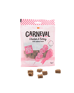 Carneval Trainingssnoepjes Kip & Kalkoen 75 g
