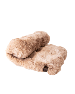 Great&Small Snuggle & Snooze Deken Faux Fur 120 x 70 cm Beige