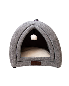 Great&Small Snuggle & Snooze Iglo Kattenmand 42 x 45 cm Grijs