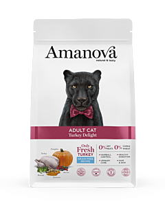 Amanova Kattenbrokken Adult Delight Kalkoen