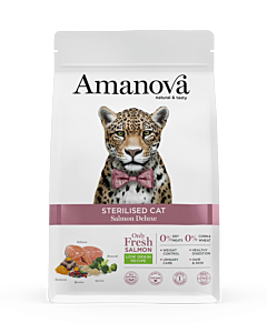 Amanova Kattenbrokken Sterilised Zalm Deluxe