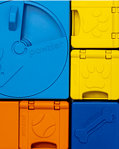 Pawzler Hondenpuzzel Denkspel Regenboog Set 24 cm