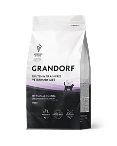 Grandorf Hypoallergeen Kattenbrokken Konijn