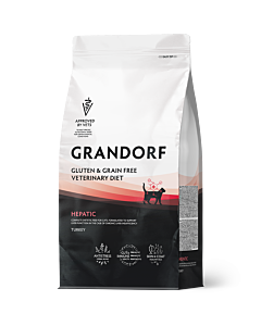 Grandorf Hepatic Kattenbrokken Kalkoen