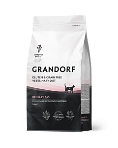 Grandorf Urinary Struviet/Oxalaat Kattenbrokken Kalkoen