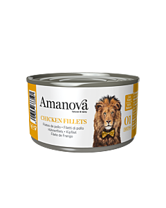 Amanova Nat Kattenvoer Kipfilets Bouillon 70 g