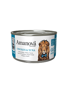 Amanova Nat Kattenvoer Kip & Tonijn Bouillon 70 g