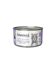 Amanova Wet Cat Food Tuna & Shrimps Jelly 70 g