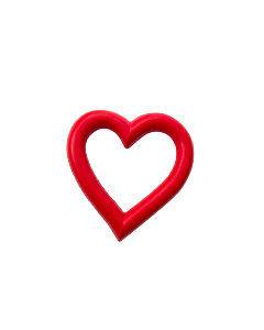 Great&Small Hondenspeelgoed Puppy Love Rubber Hart 13 cm