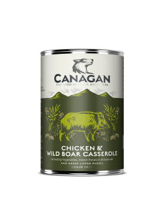 Canagan Wet Dog Food Chicken & Wild Boar Casserole 400 g