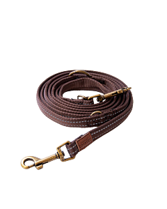 Great&Small Country Verstelbare Leiband 2,3 m Walnoot