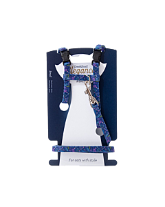 Great&Small Elegance Kattentuigje + Leibad Summer Blue