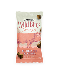 Canagan Hondensnack Wild Bites Kip & Varken 60 g