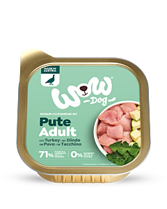 WOW Nat Hondenvoer Adult Kalkoen 150 g