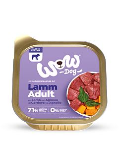 WOW Nat Hondenvoer Adult Lam 150 g