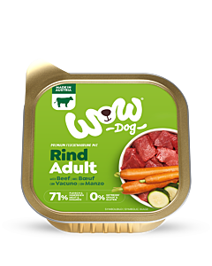 WOW Nat Hondenvoer Adult Rund 150 g