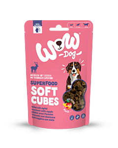 WOW Soft Cubes Hert met Appel 150 g