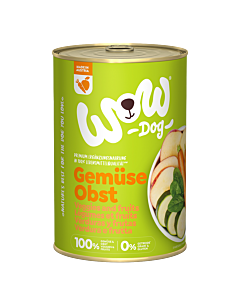 WOW Nat Hondenvoer Adult Puur Groenten & Fruit 400 g