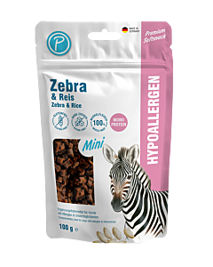 Petlando Soft Dog Treats Zebra Mini 100 g