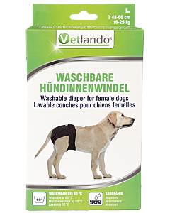 Vetlando Wasbare Luier voor Teefjes L